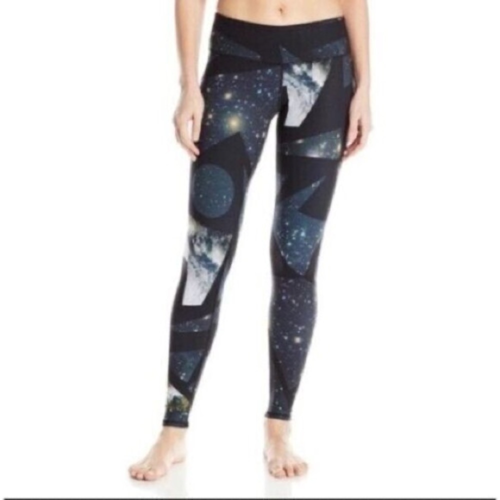 Alo Yoga Space Vapor Airbrush Mid Rise Leggings Size M